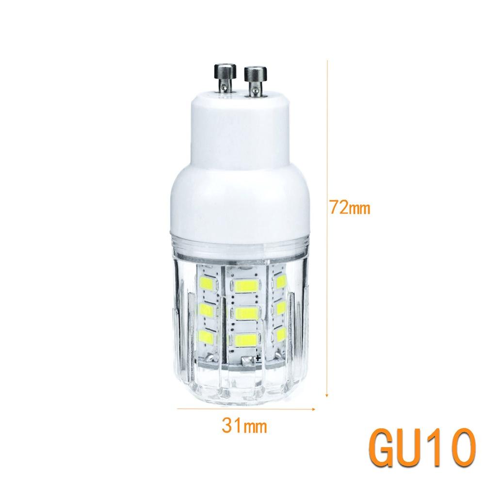 DC 12V 24V E27 G9 GU10 LED Corn Light Bulbs E26 E12 E14 B22 Spotlights 7W 27LEDs Home Bright Table Desk Lamps Indoor Lighting