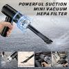 Cordless Handheld Car Vacuum, 12000Pa Strong Suction Mini Vacuum Rechargeable, Compressed Air Duster, Air Blower and Cleaner, 3-in-1 Design, 3 Gear,