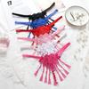 Women Sexy Panties Lace Breathable T-back Briefs Imitation Pearl Flower Embroidered Tassel Panties Temptation Intimates