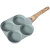 "Non-Stick Maifan Stone Omelette Pan - 4-Hole Mini Breakfast and Pancake Pan"