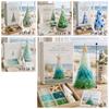 Handmade Sea Glass Tree Multi-Color Christmas Tree DIY Ornament  Kids Gifts