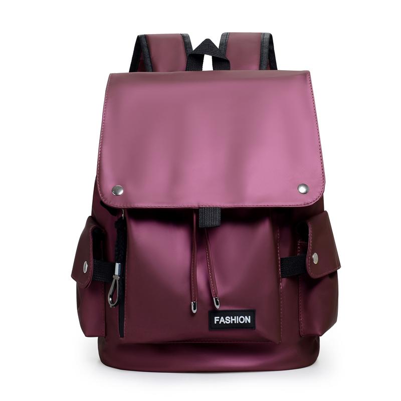 Pánský batoh Velkokapacitní Cestovní Volnočasový Jednobarevný Batoh na počítač Módní Pánský a Dámský Studentský Školní batoh