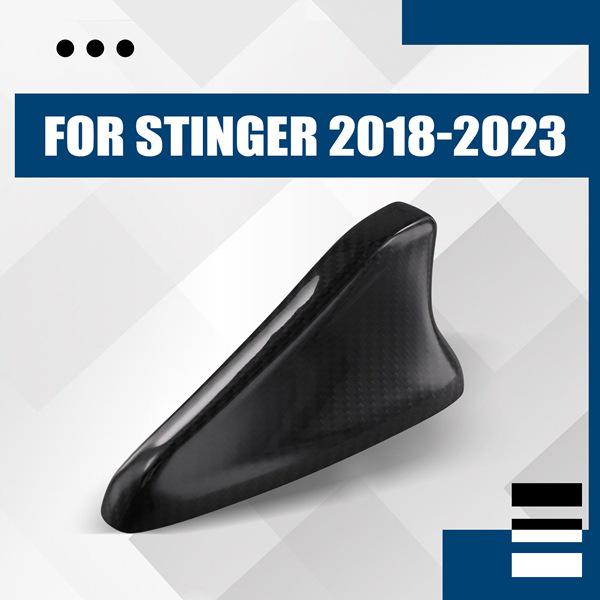 Real Carbon Fiber Antenna Decorative Cover for 2018-2023 Kia Stinger
