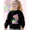 Kids Crewneck Sweatshirt, Cute Potion Witch Halloween Graphic Print, Soft Casual Long Sleeve Pullover