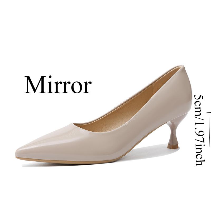 Pantofi cu toc înalt sexy profesioniști, cu vârf ascuțit, pantofi de lucru la modă, pantofi cu temperament pentru femei, pantofi de navetă