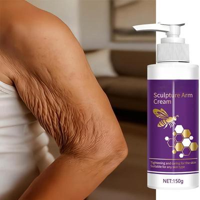 Sculpting Cream - Firming & Moisturizing Body Cream with Natural Bee Venom, for Arms, Thighs, Buttocks, Abdomen - Suitable for All Light Beige Types