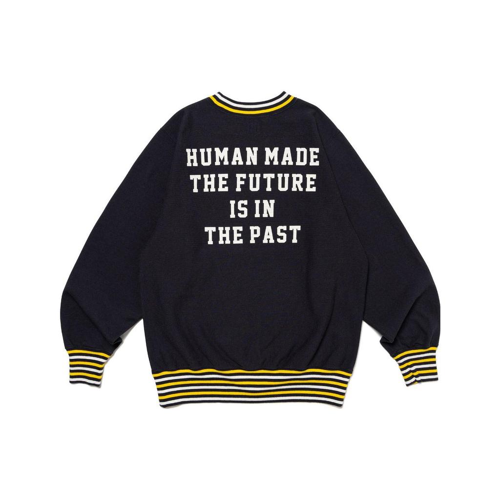 HUMAN MADE FW23 Sweatshirts Unisex Crew Neck Moderate Regular HM26CS027
