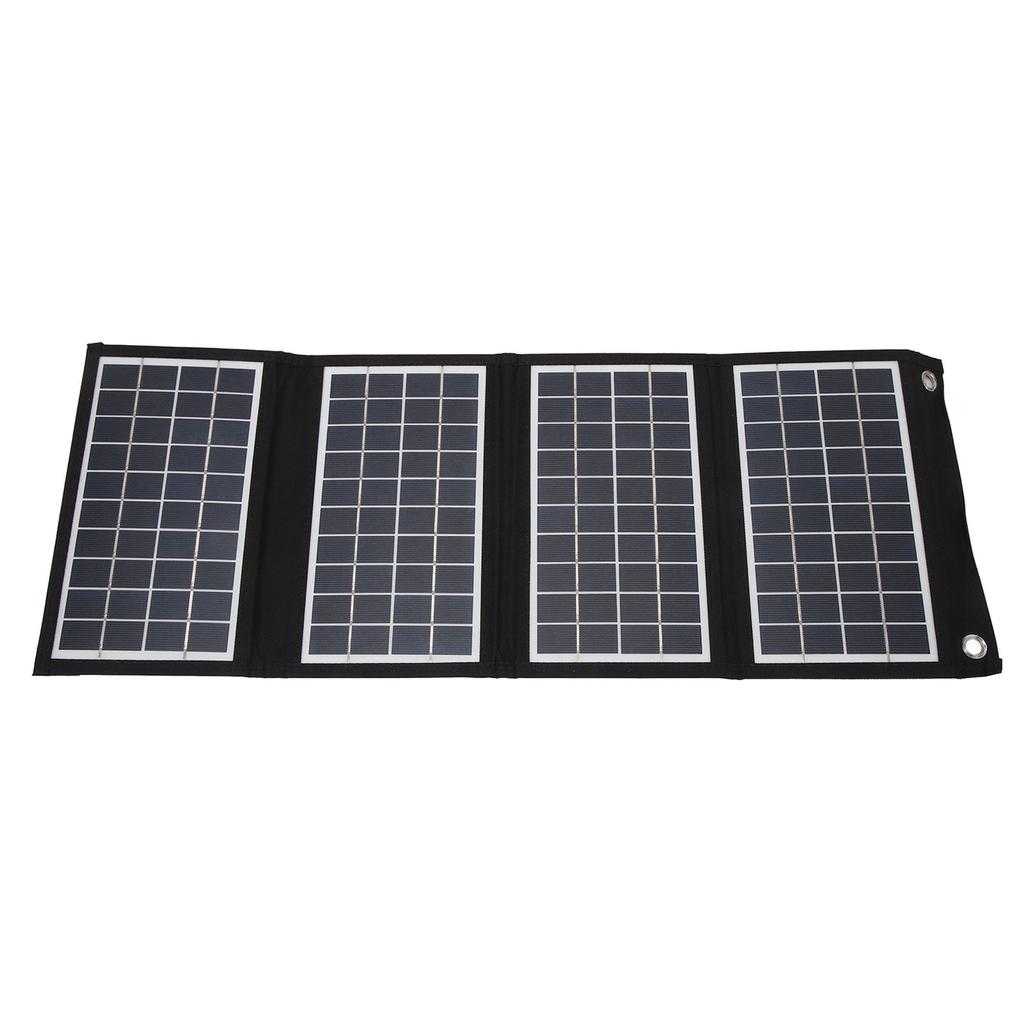 Solar Folding Bag 30W 5V Portable Solar Panel Charger with Dual USB Output for Mobile Phone Travel