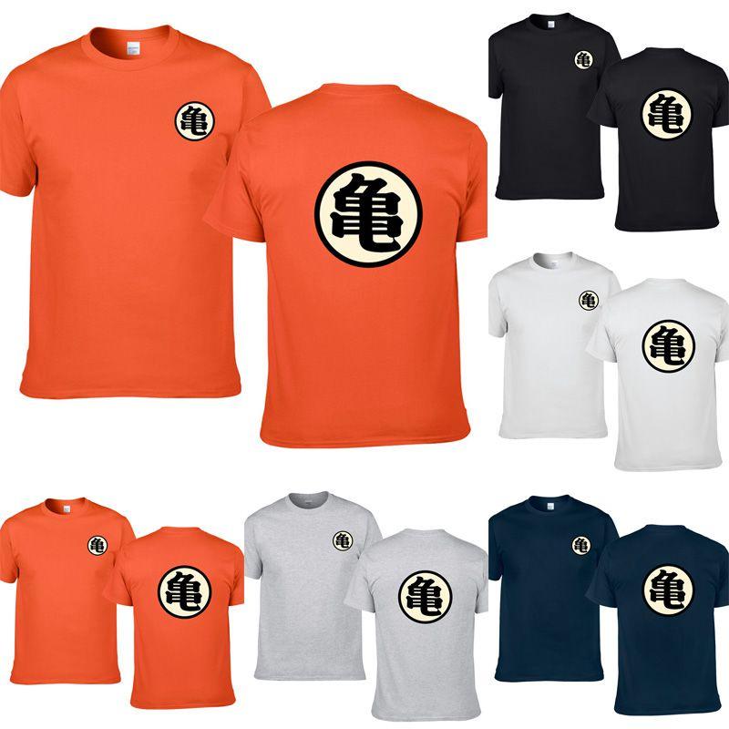 Z Dragonball Anime Kame Sennin Goku Cotton Tshirt Training Tee Shirts Mens Tops