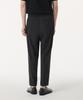 Musinsa Standard Peg-Top Hidden Elastic Waist Slacks [Dark Gray]