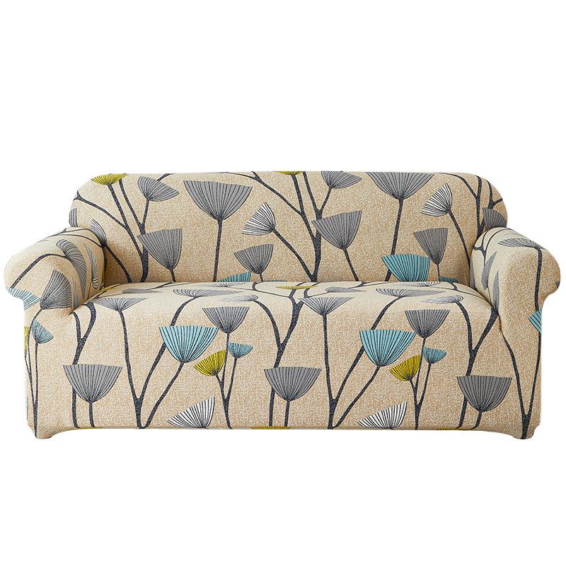 High Elastic Printed Sofa Cover Universal Sofa Cover All-Inclusive Fabric Combination