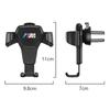 Gravity Car Phone Holder Air Vent GPS Stand Accessories Sticker For BMW G80 G06 G07 G42 G14 G15 G16 F82 F20 F21 F83 M2 M3 M4 M5 NF6