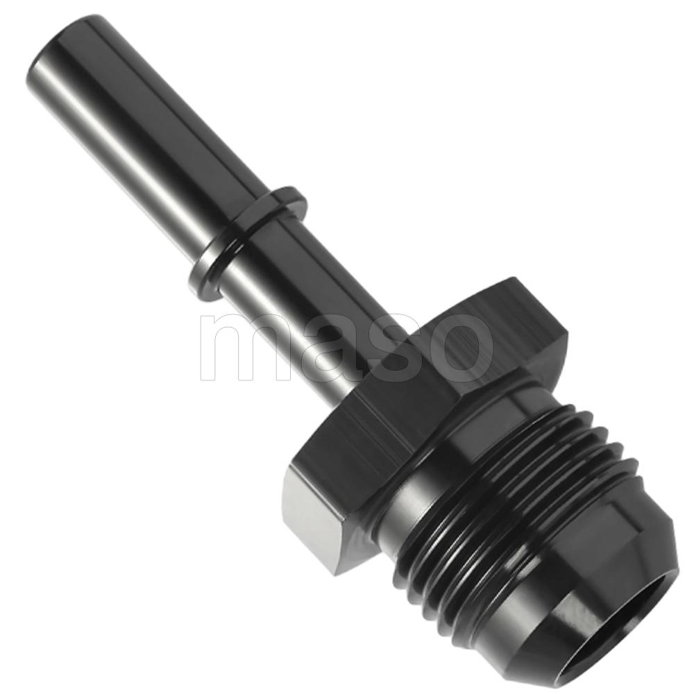 Aluminum 8AN Male To 3/8" 5/16" Male Straight-through SAE Quick Disconnect Push On EFI Fitting Adapter Oil Fuel Adapter Fuel System Fittings7