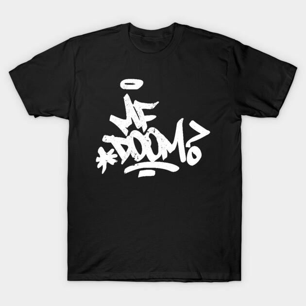 Asian Size Cotton Unisex Tshirt Print T-shirt Mf Doom Signature T-shirt No-Cut Print Regular Fit