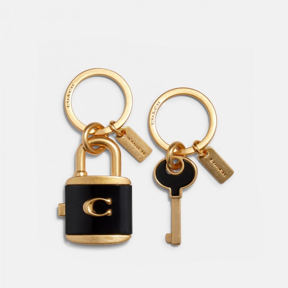 

Брелок для ключей с замком и ключом Coach