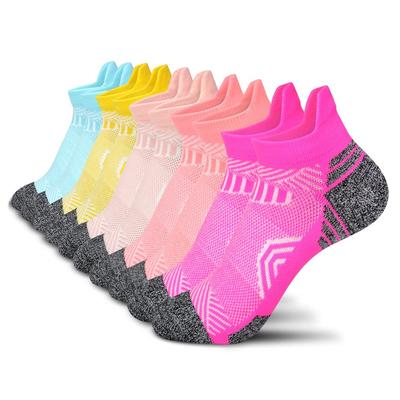Ankle Socks for Women 5 Pairs Athletic Cushioned Running Low Cut Socks Womens