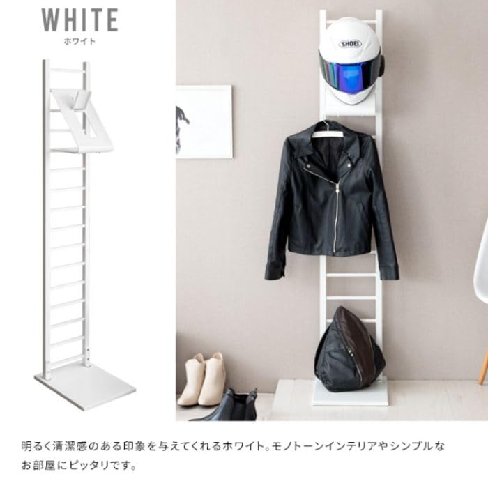GALEA Helmet Storage Miyatake Seisakusho Stand/Rack, Full-Face/Half-Helmet Stand, Steel, HST-1620, (White)