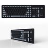 Portable Silent Foldable Silicone Keyboard Usb Flexible Soft Waterproof Roll Up Keyboard For Pc