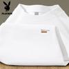 PLAYBOY Men's 2026 Loose Fit Pure Cotton Short Sleeve T-Shirt