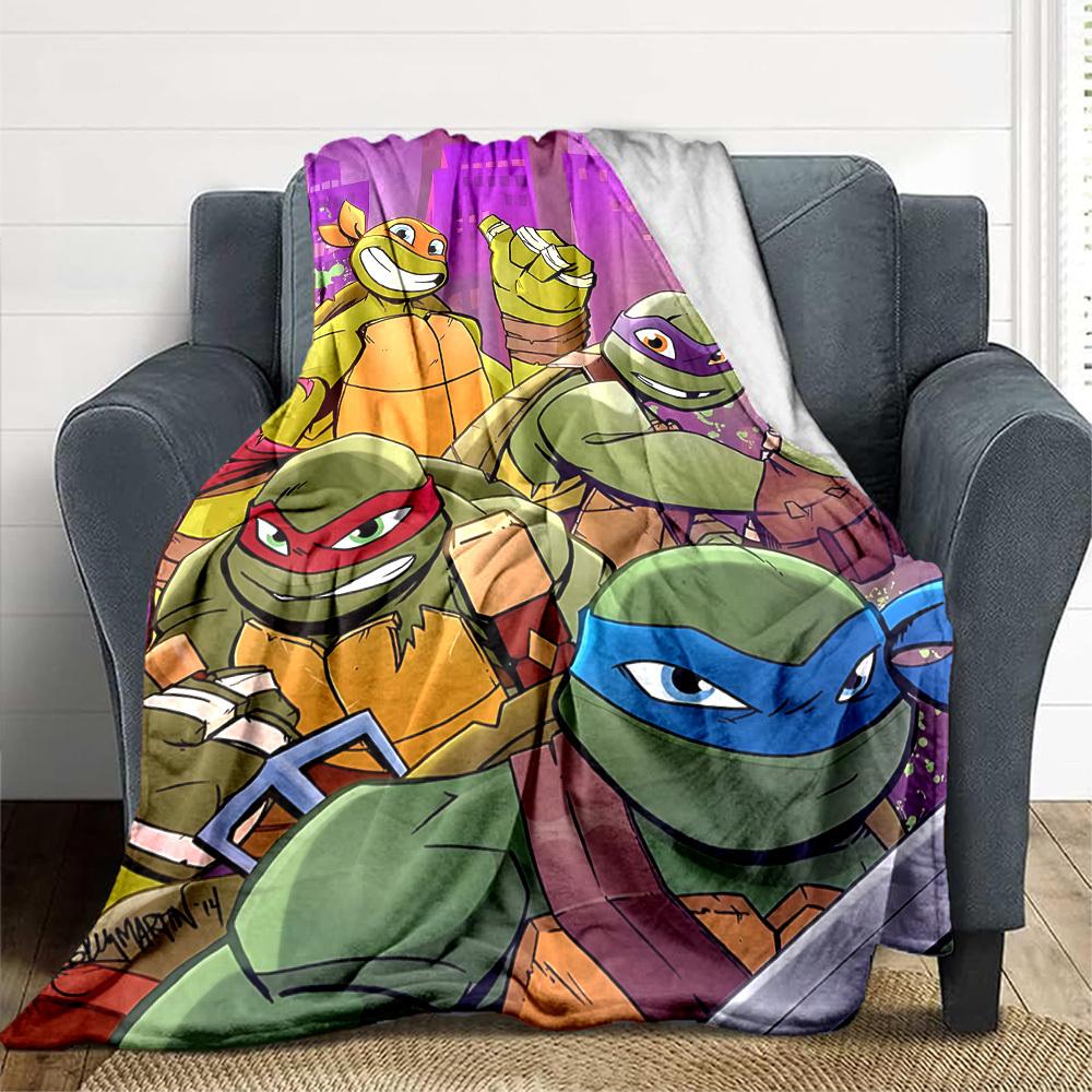 1pc Turtles Blanket Versatile for Couch, Office Bed
