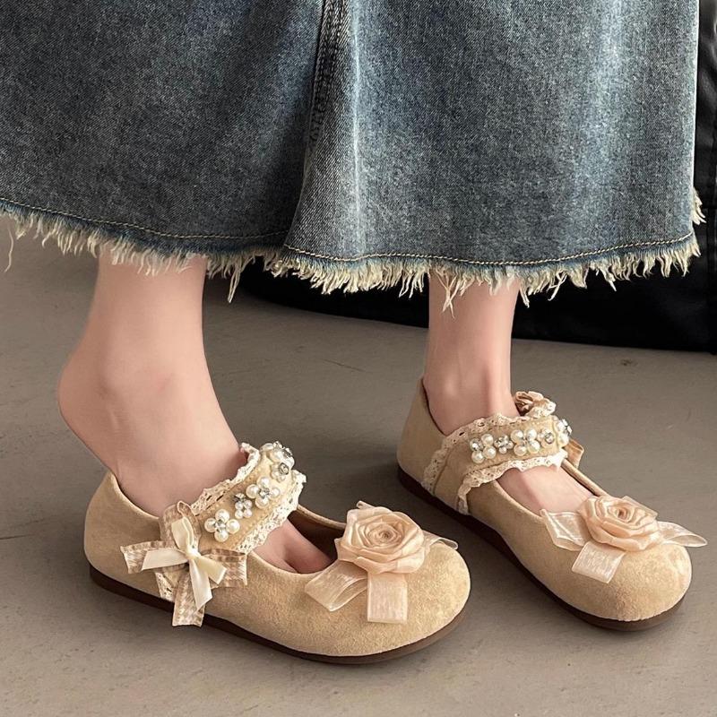 Fashion Fashion Design Women Shoes Ladies Female Footwear Ballerinas Woman 2025 New Dress Ballet Flat Spring Mary Janes Zapatos De Mujer