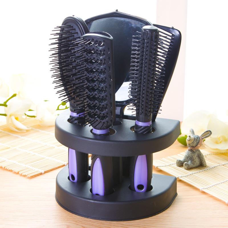 

5-Piece Unisex Daily Comb Set for Straight and Curly Hair