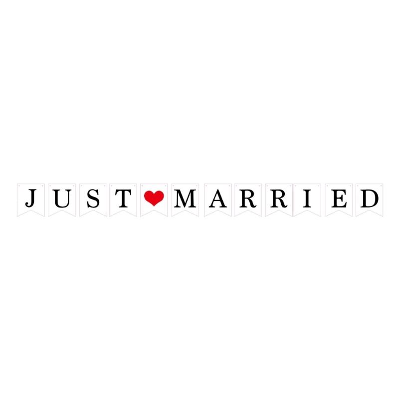 

Removable Wedding Car Decals Just Married Vinyls Stickers For Bridal Shower Party Home Decorations Window Murals Gift