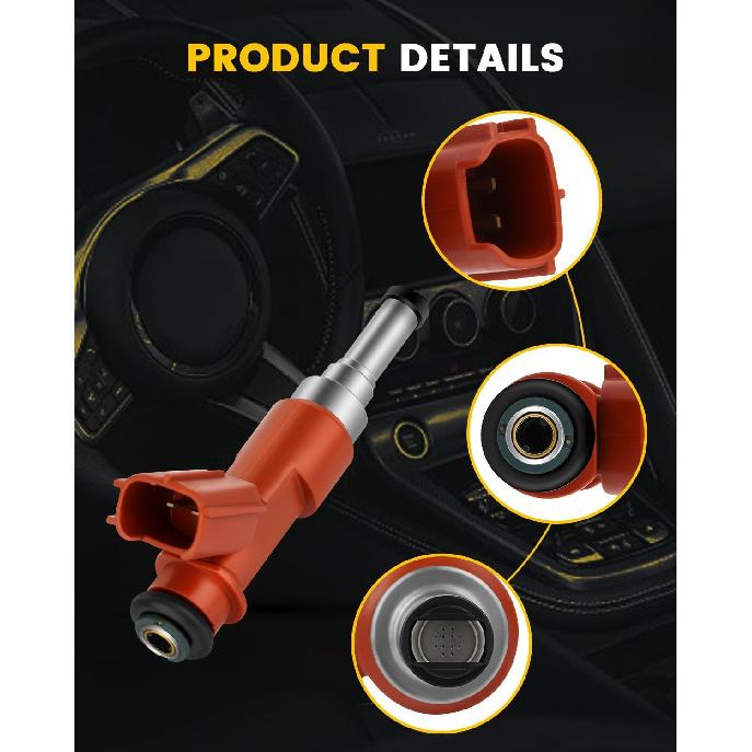 842-12322 Injectors OCPTY Fuel Injectors Engine Part fit for Lexus ES350 RX350 for Toyota RAV4 Highlander Avalon Camry Sienna Venza