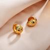 2026 Luxury Snake Head Huggie Earrings Vintage Micro-Paved Zircon Gold Plated Animal Jewelry for Women