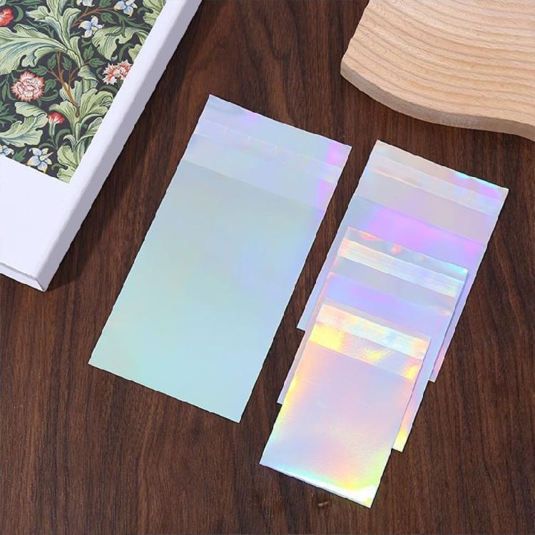 50Pieces Stylish Poly Mailers Metallic Rainbow Envelopes With Quick Self Seal For Safe And Fashionable Shipping