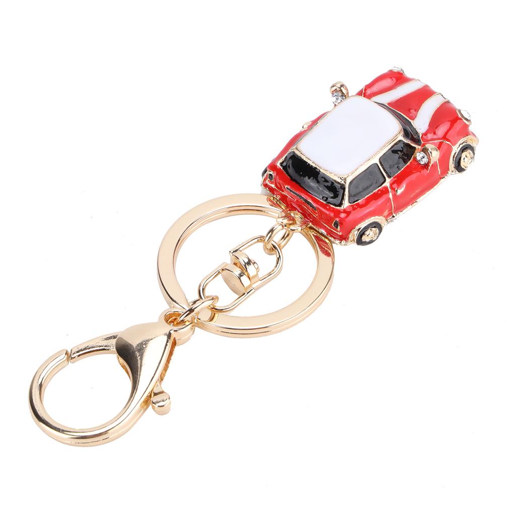 Keychain Pendants Mini Metal Decorative Cute CarShaped Key Rings for Gift Fashion Hand Bag Backpack Decoration