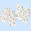 50Pcs Cartoon Car Dinosaur Gift Bag Candy Biscuit Packaging Bag Children's Birthday Party Snack Packaging Supplies Baby Shower