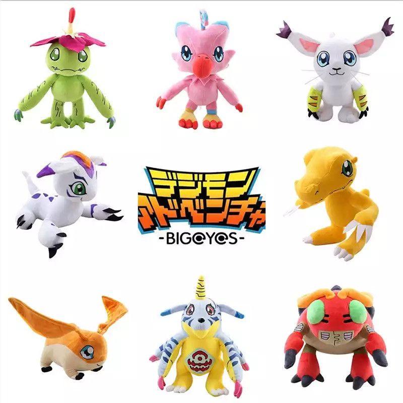 Agumon Tailmon Digimon Pluszowa Zabawka z Miękkim Wypychaniem**