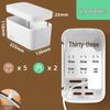 Multi-Functional Desktop Cable Organizer & Power Strip Box