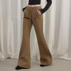 UNIFREE Women's High-Waist Loose Flared Trousers