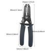 High Carbon Steel Cable Stripping and Crimping Tool with Ergonomic Handle Wire Cutter Cable Stripper for Comfortable Use