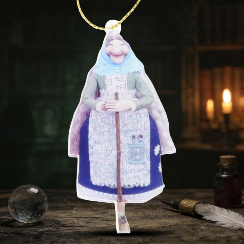 6.3Inch Height Handmade Kitchen Witch Doll,Enchanting Good Luck Charm Cooking Doll,Unique Kitchen Home Decoration