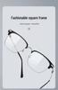 RK200 Ultra-Light Retro Myopia Glasses - Anti-Blue Light Black Frame for Men & Women