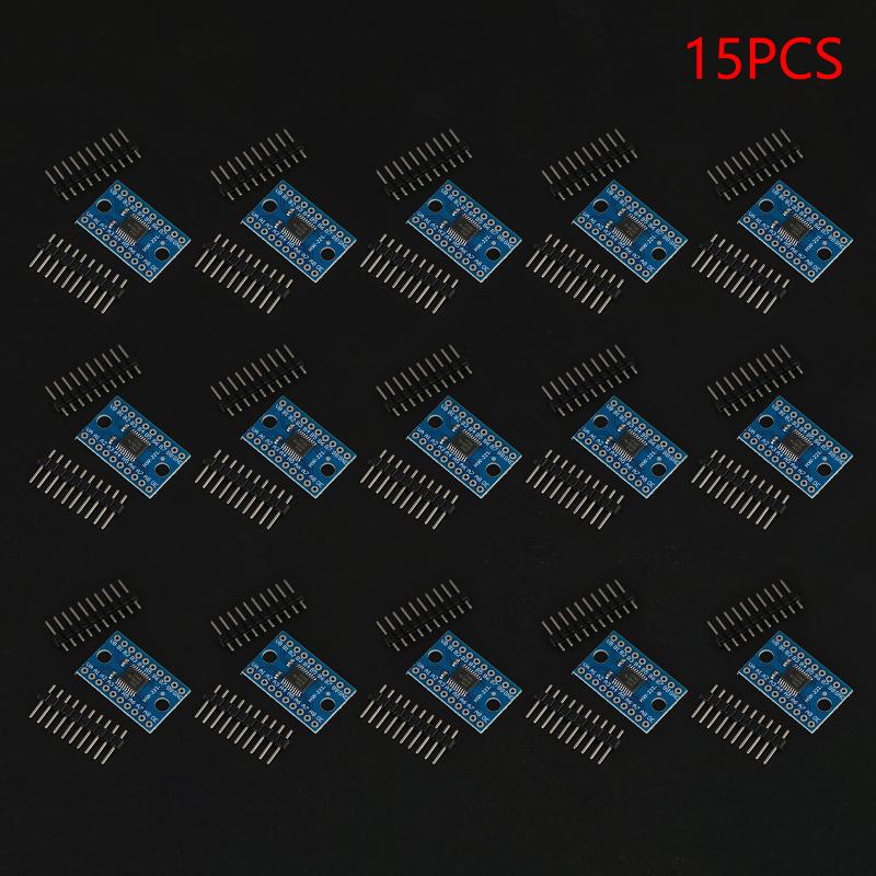 Txs0108E 8-Channel Logic Level Converter Converter Dc 3.3V 5V Ttl Bidirectional Interconverter Module