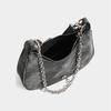 Versatile Fashion Trend New Moon Bag, Retro Crossbody Bag with Shoulder Strap and Chain Handle Bag