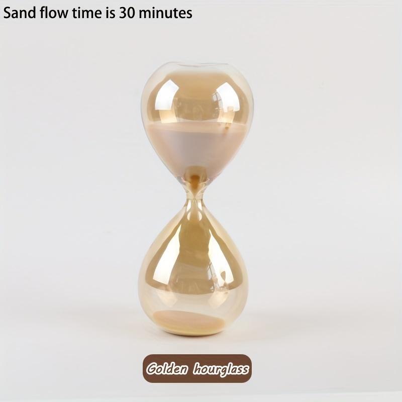 1pc Colorful 30-Minute Decorative Sand Timer Colored Glass Design Home Office Party Table Centerpiece Decor Ideal Gift Idea
