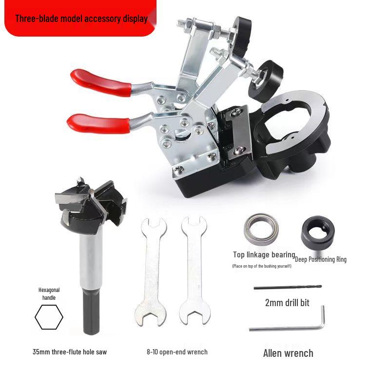 35mm Cabinet Door Hinge Drilling Locator Tool
