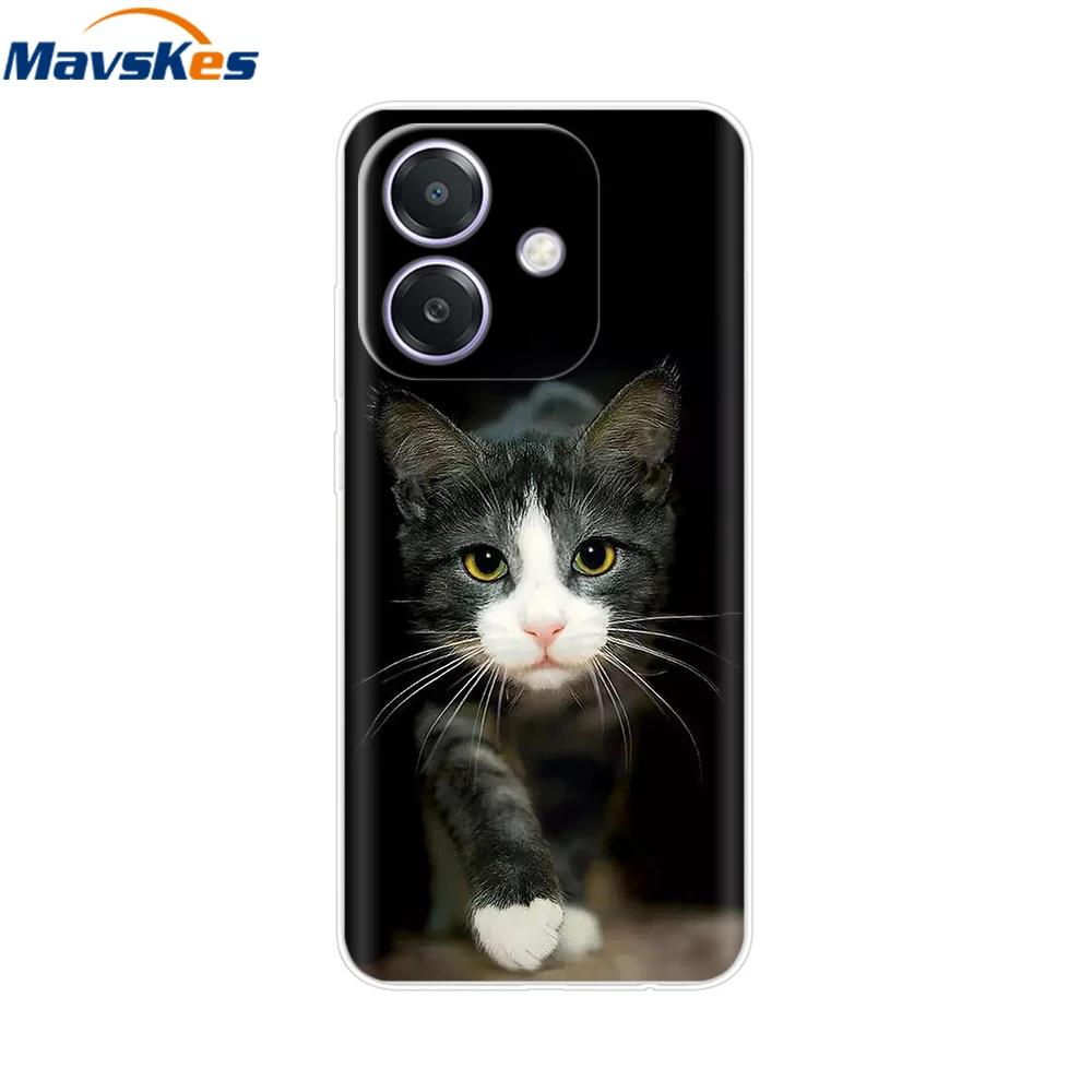 Soft Clear TPU Case For Oppo A3X A3 4G 5G 2024 Cases Soft Silicone Phone Cover for OPPOA3X OPPOA3 Protective Shell Cover Coque