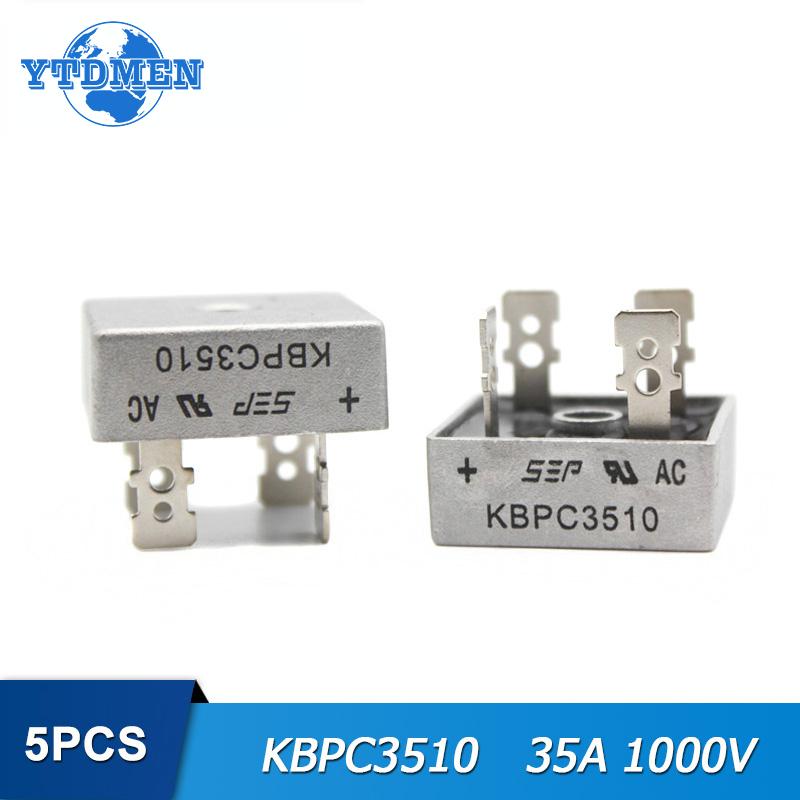 5PCS Diode Bridge Rectifier KBPC5010 KBPC1010 KBPC1510 KBPC2510 KBPC3510 Rectifiers 10A 15A 25A 35A 50A