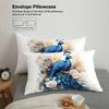 3D Peacock Bedding Set Peacock Bird Animal Duvet Cover Gorgeous Blue Feather Quilt Cover PillowcaseQueen Bedding Set