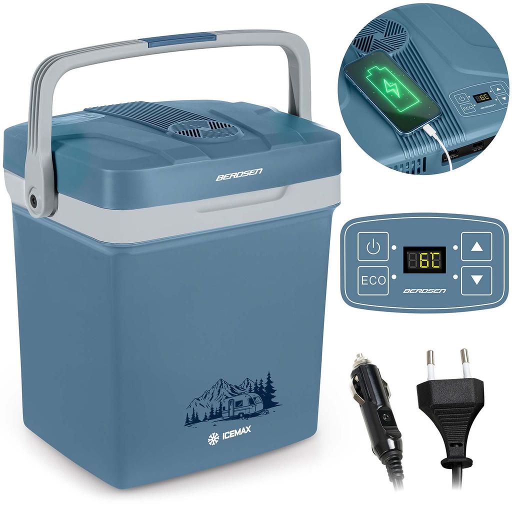 Berdsen Icemax 26 Liters ECO Mode Travel Cooler - Blue