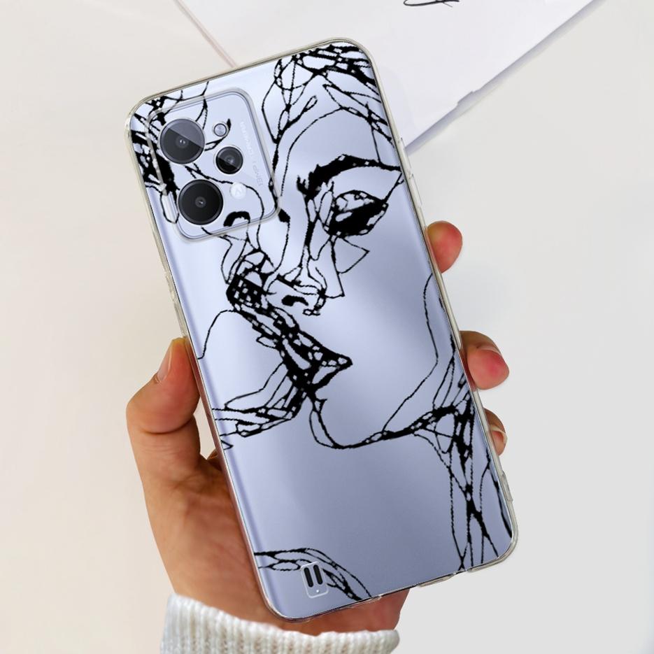 For Realme C31 Case RMX3501 New Fashion Painted Cover Soft Slim Phone Case For Realme C31 C 31 RealmeC31 Back Cover Fundas Coque