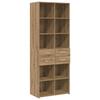 Bookshelf Artisan Oak 30 X 42.4 X 185.2 Cm