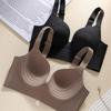 Large Size Push Up Bra Women's Thin Underwear Women's Full Cup Bra No Steel Ring Bra Adjustable Anti Sagging Bra