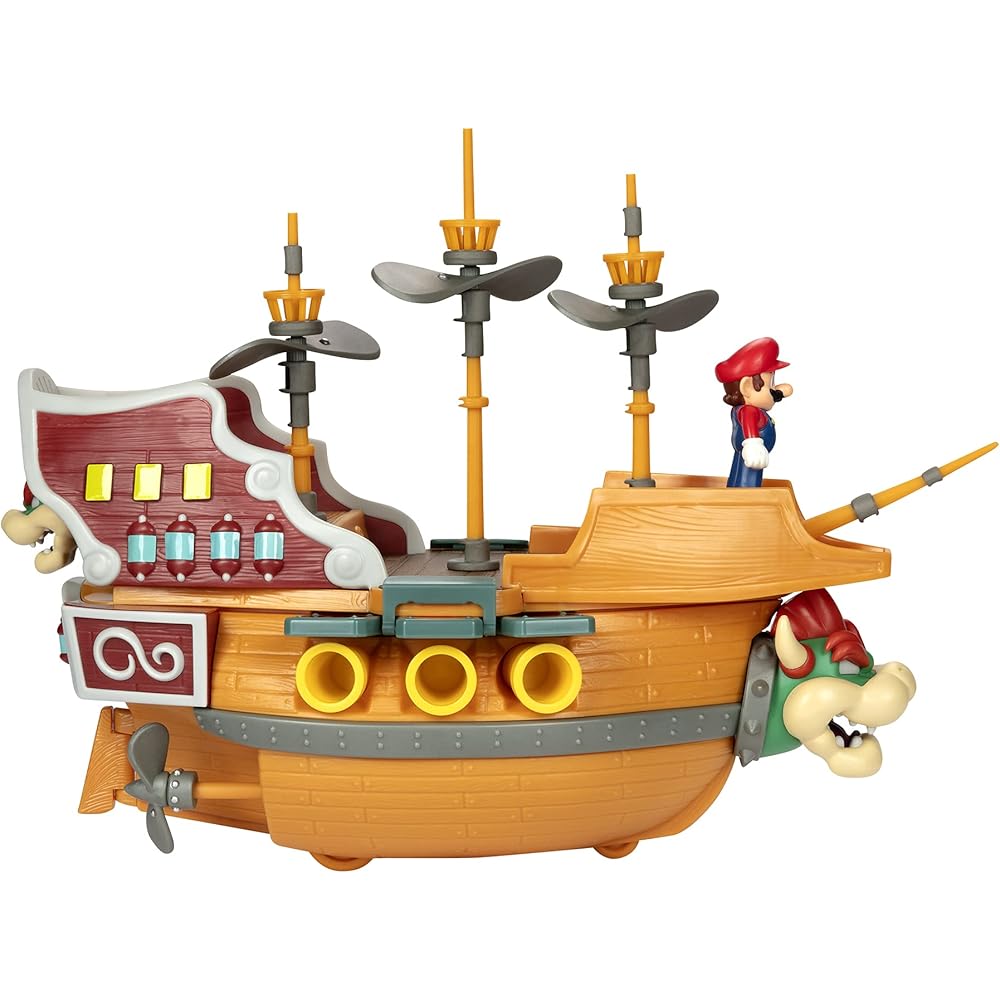 Sanei Boeki Super Mario Figure Collection DX Playset Bowser Battleship FPS-005